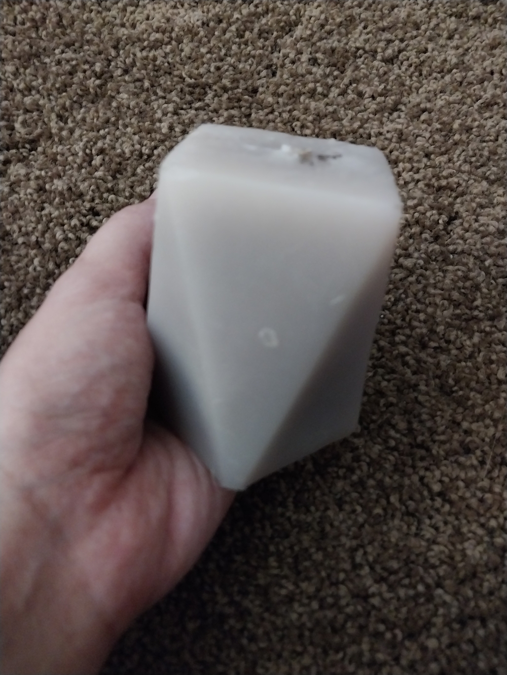 Handheld Geometric Pillar Candle - Prppl